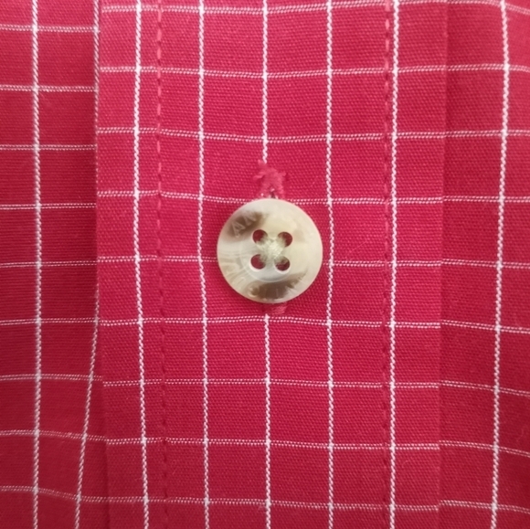 Antigua North Carolina State Windowpane Plaid Button Down Shirt Size XL - Picture 6 of 15